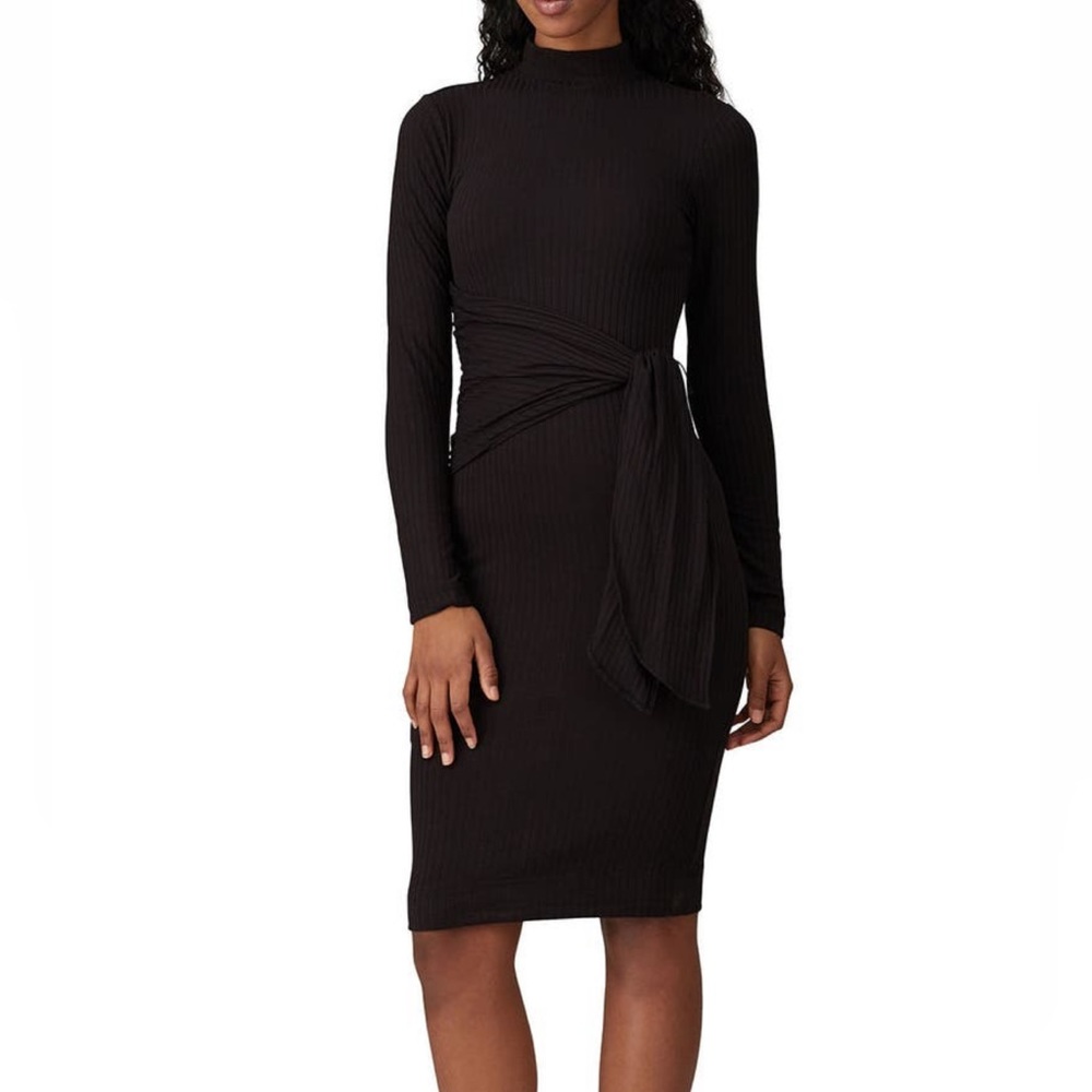 Cosmopolitan X Dtp Black Ivana Sheath Dress Size M